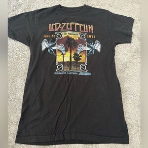 Led Zeppelin 1977 CA Concert Tee Retro Men’s Size M Worn 3x